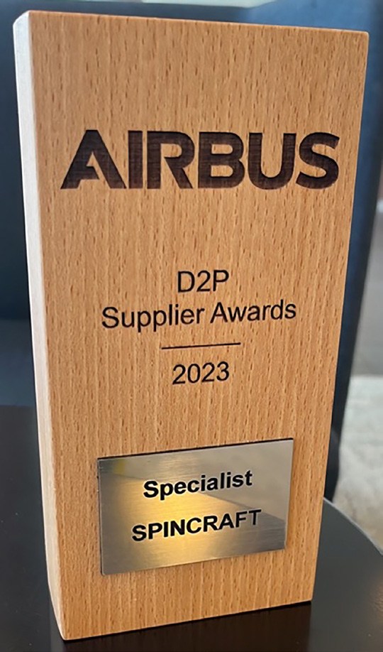Airbus D2P Supplier Awards 2023